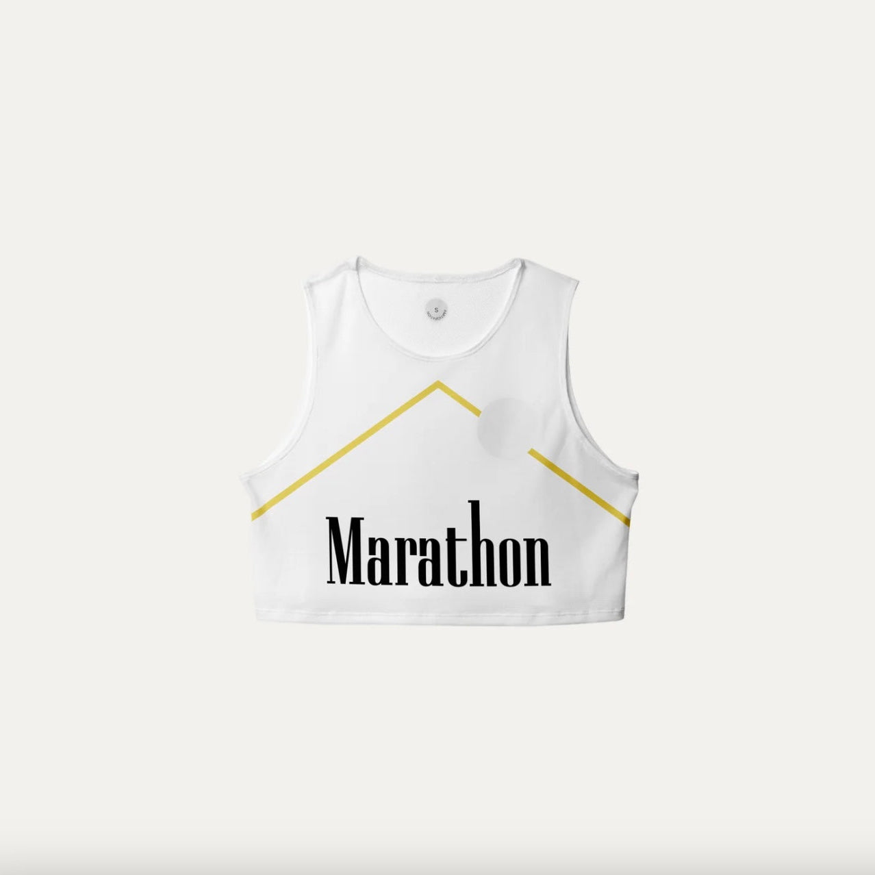 Marathon light Crop Singlet