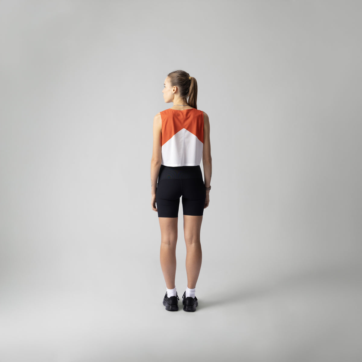 Marathon Red Crop Singlet