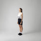 Marathon light Crop Singlet