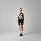 White glass Crop Singlet