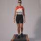 Marathon Red Crop Singlet