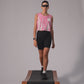 Pink fuzz Crop Singlet